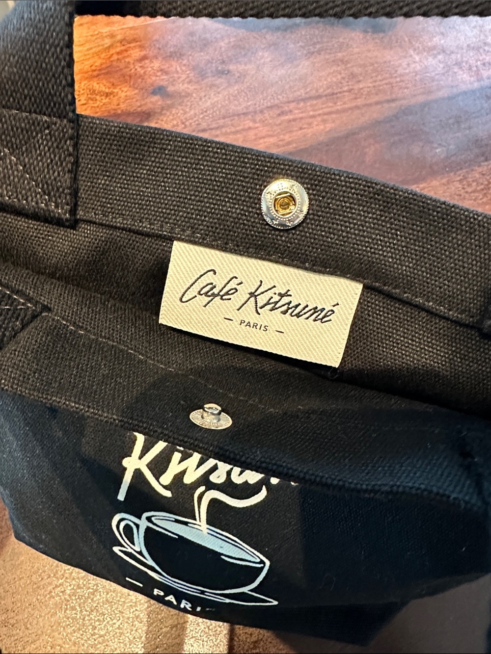 NWOT Cafe Kitsuné mini tote - Picture 5 of 5